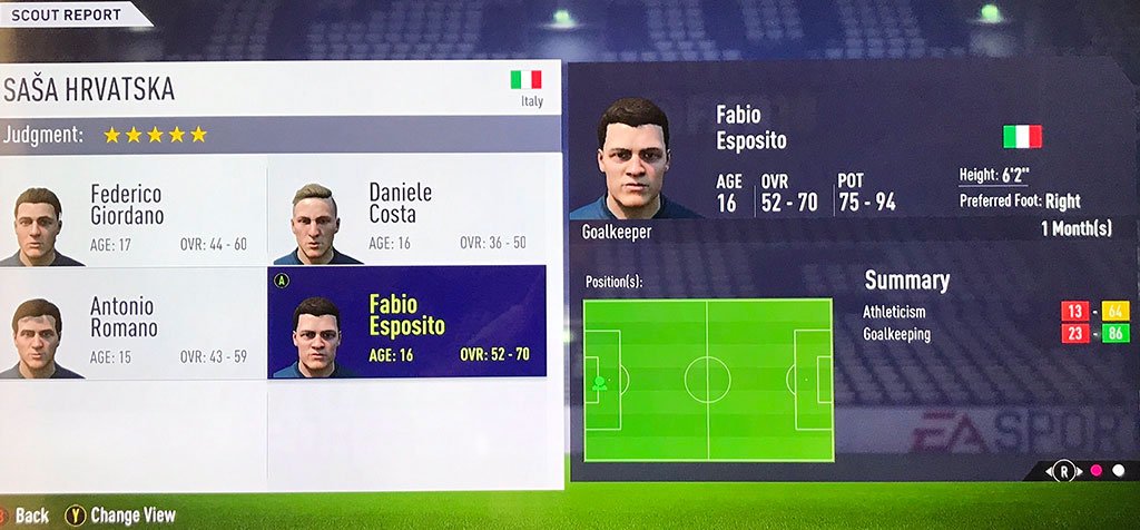 FIFA 18 career mode leaks