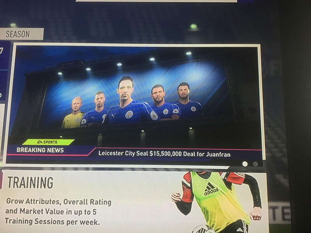 FIFA 18 career mode leaks